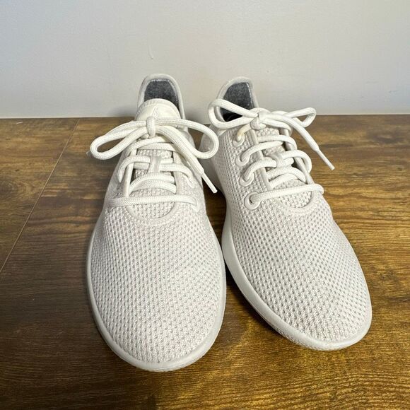 Allbirds Shoes Womens 8 White Tree Runner Trainers Comfort Sneakers - Picture 2 of 11